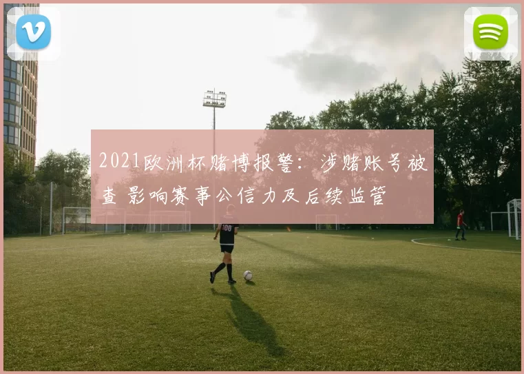 2021欧洲杯赌博报警：涉赌账号被查 影响赛事公信力及后续监管