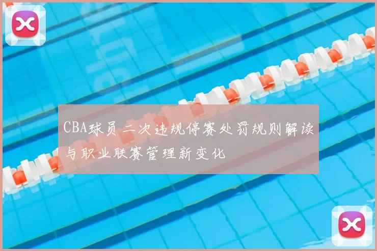 CBA球员二次违规停赛处罚规则解读与职业联赛管理新变化