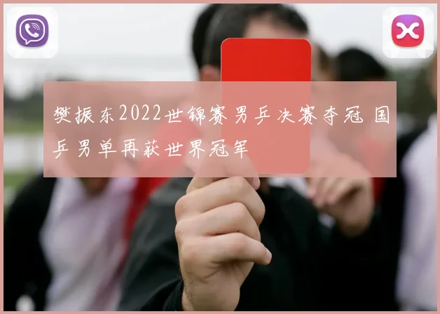樊振东2022世锦赛男乒决赛夺冠 国乒男单再获世界冠军