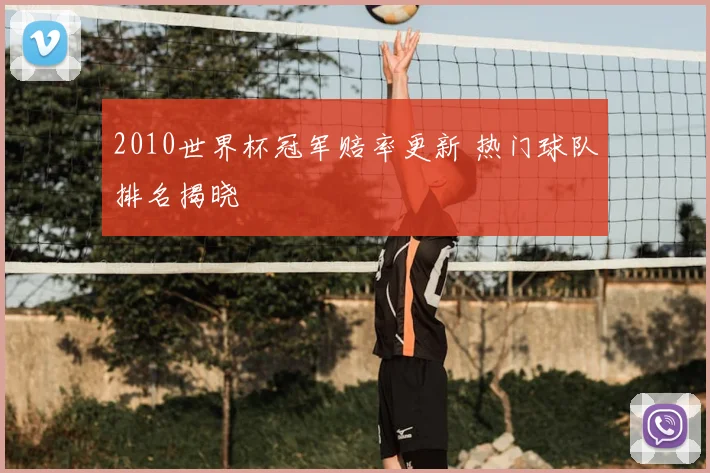 2010世界杯冠军赔率更新 热门球队排名揭晓